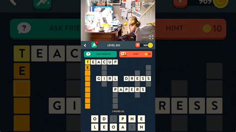 Wordalot Level 303 Answers and Solutions.